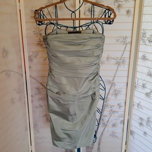 Ralph Lauren womens blue cocktail dress